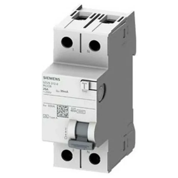 Siemens 5sv5312-6 2x25 A 230 V 30 Ma A Tipi Kaçak Akım Rölesi - Görsel 5
