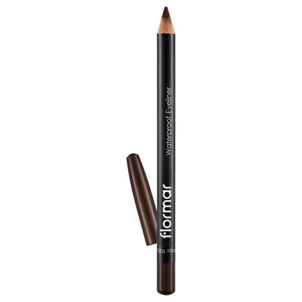 Flormar Mat Bitişli Waterproof 105 Warm Brown Göz Kalemi - Görsel 4