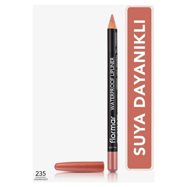 Flormar Waterproof Lipliner 235 Undressed Dudak Kalemi - Görsel 5