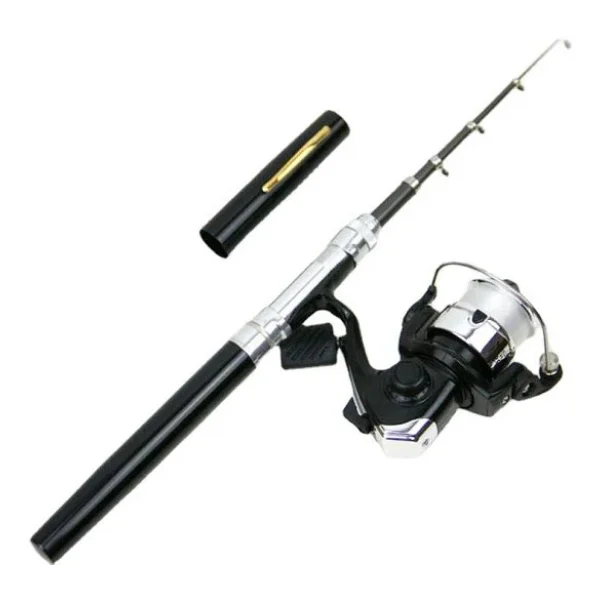 Valkyrie 1 Metre Teleskopik 5.1.1 Mini Cep Olta Seti Kalem Spin Kamis Olta - Görsel 6