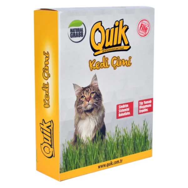 Quik Fileli Doğal Kedi Çimi - Görsel 4