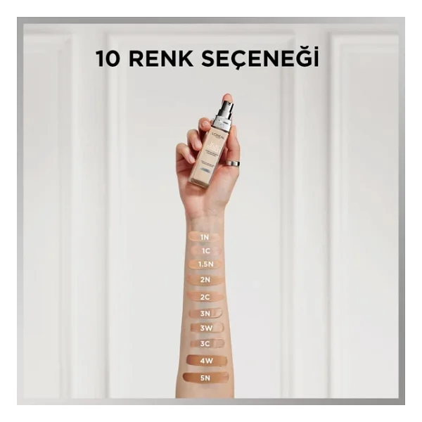 L'oreal Paris True Match Bakım Yapan 3n Creamy Beige 30 Ml Likit Fondöten - Görsel 6