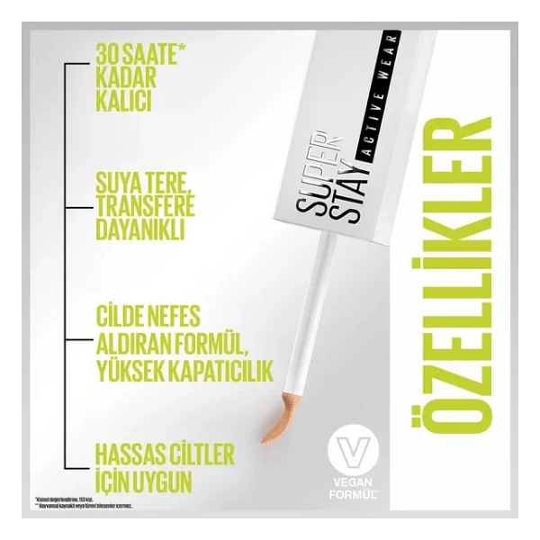 Maybelline Super Stay Active Wear 30h 10 Ml Likit Kapatıcı - Görsel 8