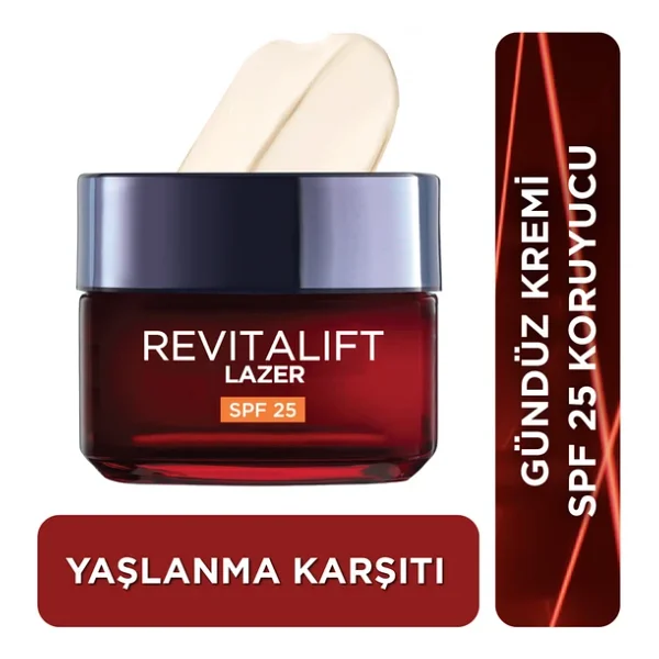 L'oreal Paris Revitalift Lazer X3 Leke Ve Kırışıklık Karşıtı Bakım Gkf25 - Görsel 7