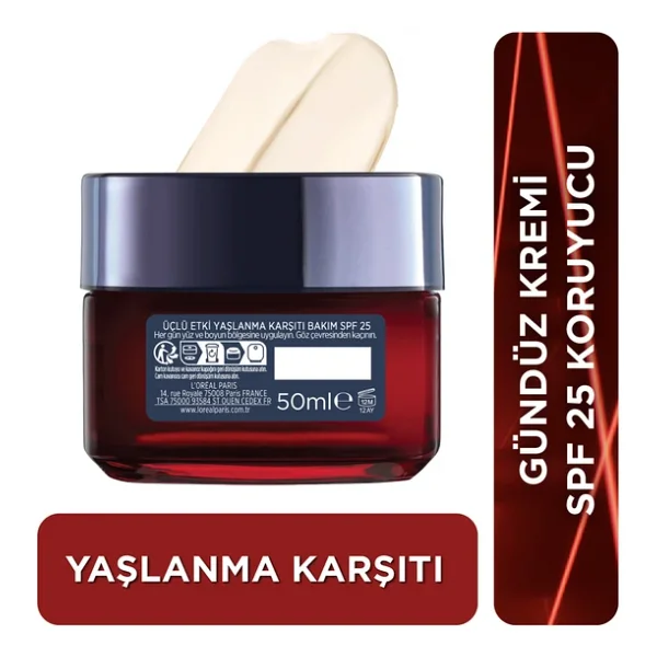 L'oreal Paris Revitalift Lazer X3 Leke Ve Kırışıklık Karşıtı Bakım Gkf25 - Görsel 8