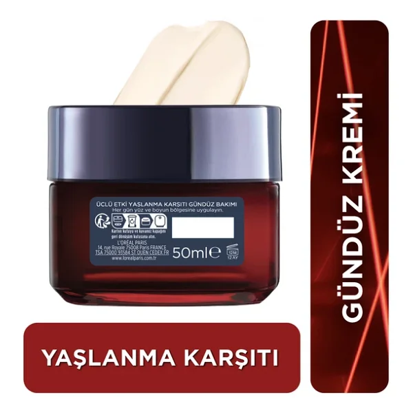 L'oreal Paris Revitalift Lazer X3 Yoğun Yaşlanma Karşıtı Gündüz Bakım Kremi 40-60 Yaş - Görsel 5