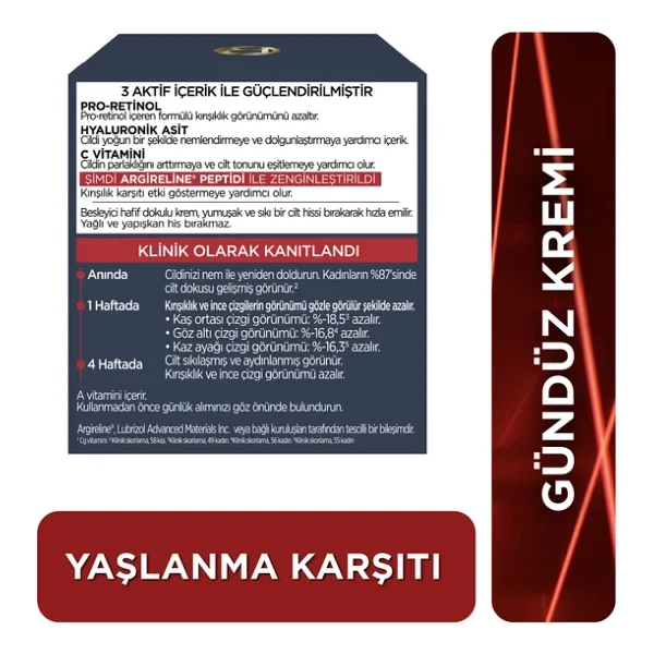 L'oreal Paris Revitalift Lazer X3 Yoğun Yaşlanma Karşıtı Gündüz Bakım Kremi 40-60 Yaş - Görsel 7