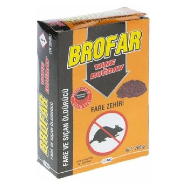Brofar Tane Buğday Fare Zehiri 200 Gr - Görsel 2