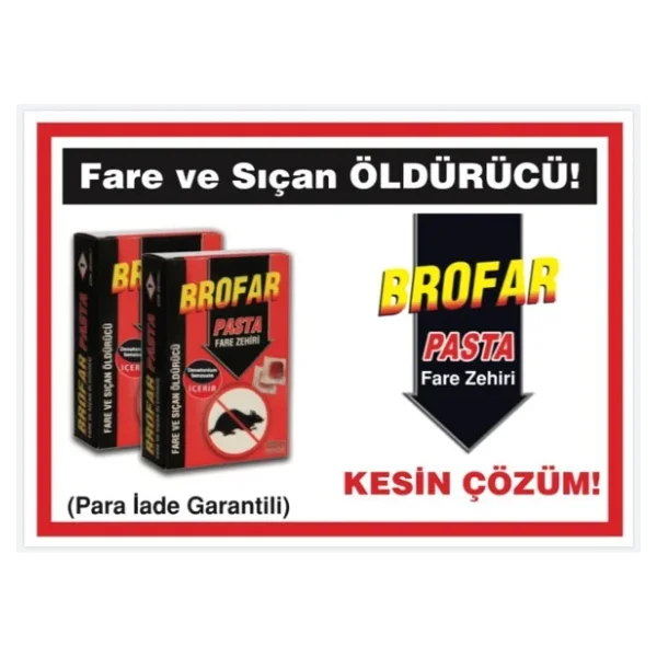 Brofar Tane Buğday Fare Zehiri 200 Gr - Görsel 6