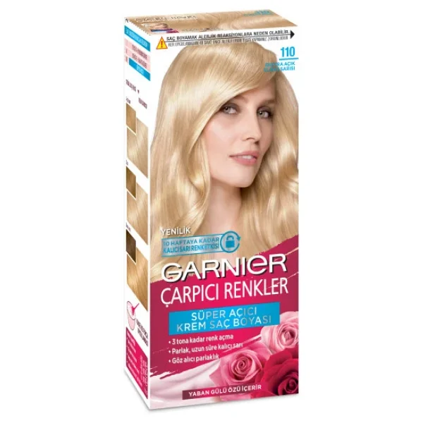 Garnier Çarpıcı Renkler 110 Ekstra Açık Elmas Sarısı Saç Boyası - Görsel 5