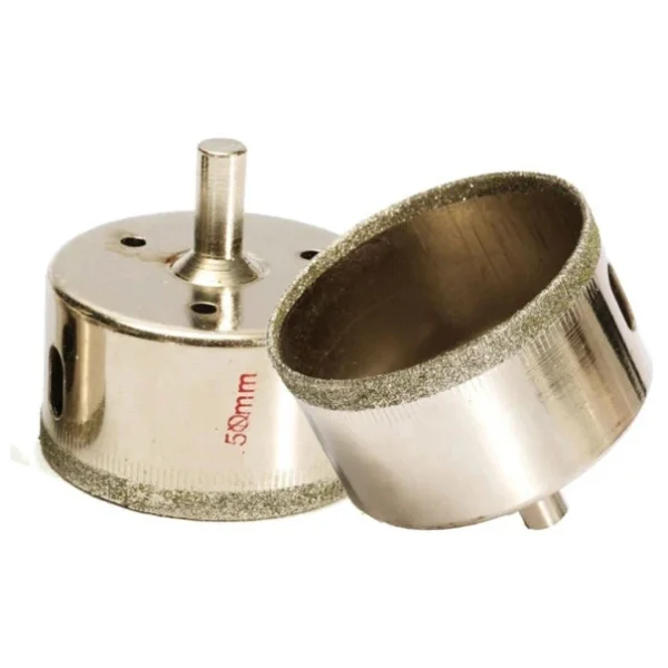 Depolife Mermer Granit Fayans Cam Yuvarlak Delme Panç Elmas Uç Yuvarlak Açma Matkap Için Karot 5cm (50mm) - Görsel 3