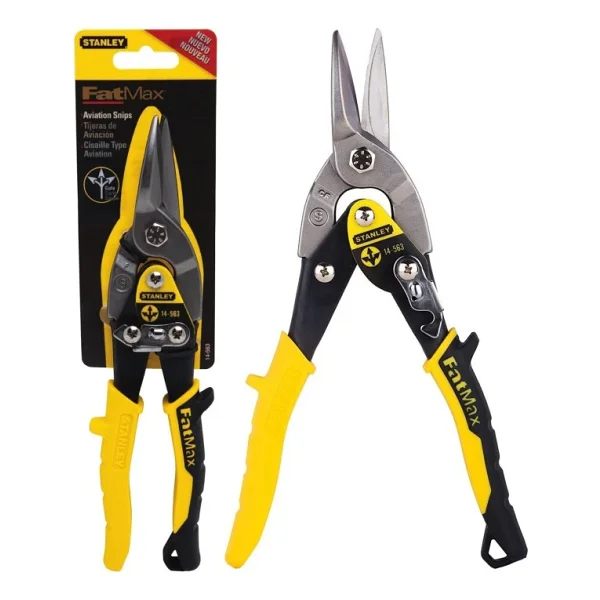 Stanley 250 Mm Saç Teneke Alüminyum Kesme Makası Düz Ağızlı Fatmax Kaportacı - Görsel 3