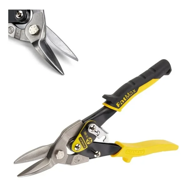 Stanley 250 Mm Saç Teneke Alüminyum Kesme Makası Düz Ağızlı Fatmax Kaportacı - Görsel 4