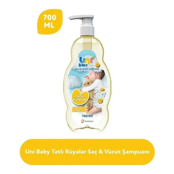 Uni Baby Tatlı Rüyalar Saç Ve Vücut Şampuanı 700 Ml - Görsel 5
