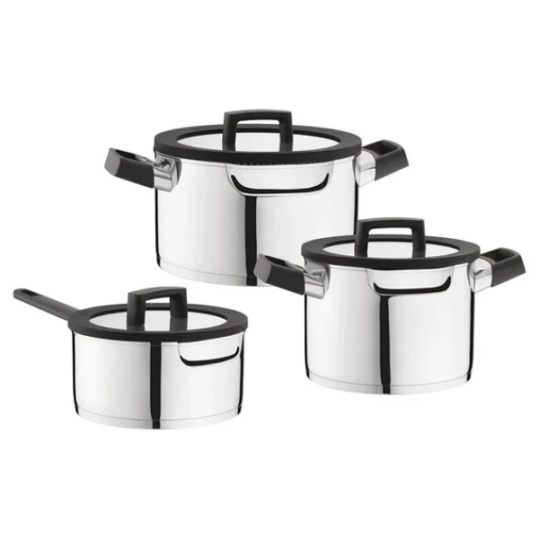 Berghoff Essentials Uqonic 6 Parça Paslanmaz Çelik Tencere Seti - Görsel 4