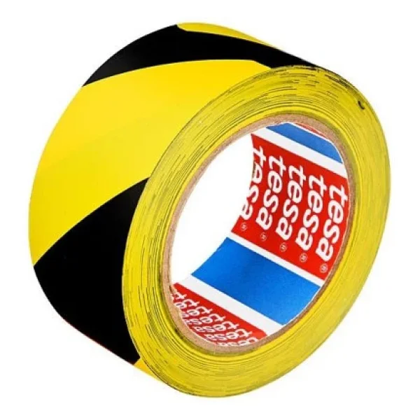 Tesa 60760 50 Mm X 33 M Sarı Siyah Yer İşaretleme Bandı - Görsel 6