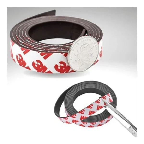 Contacall Çok Amaçlı Yapışkanlı Şerit Mıknatıs Magnet 3 Metre Genişlik 9 Mm Kalınlık 1,8mm - Görsel 3