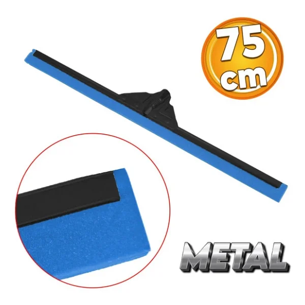 Metal Çekpas Yersil 75 Cm Geniş Kalın İşyeri Cam Zemin Yer Temizleme Çekpas Çekçek - Görsel 3