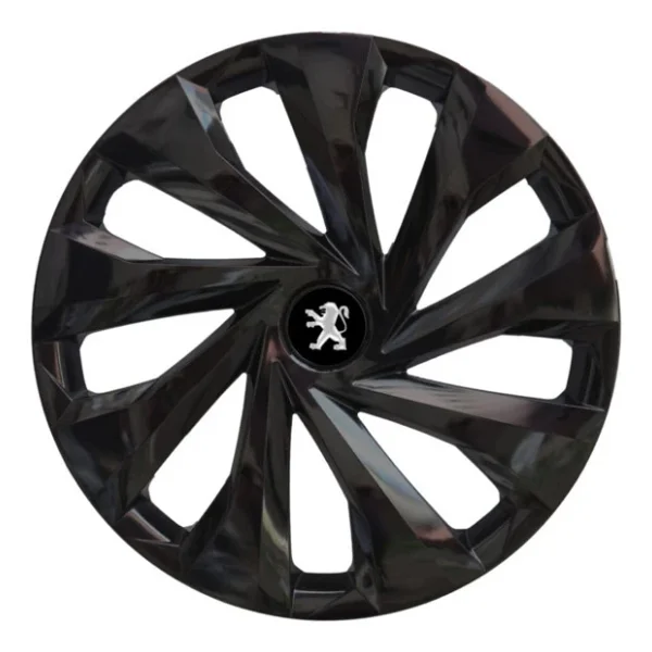 Peugeot 301 15'' Inç Uyumlu Siyah Jant Kapağı 4 Adet 1 Takım 1002 5810syhpeugeot - Görsel 2