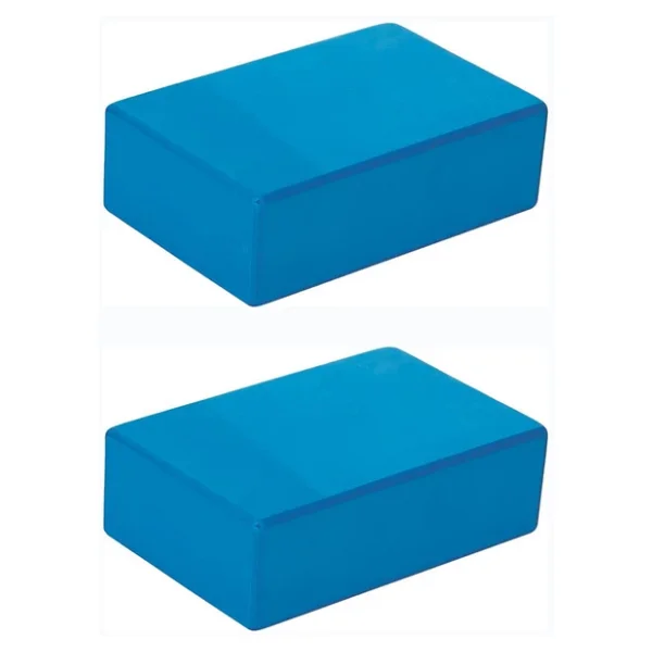 Yoga Block Seti Eva Yoga Blok 2 Adet Mavi - Görsel 3