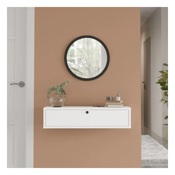 L'occi Concept Cosmia Aynalı 80 Cm Kapaklı Duvara Monte Dresuar Beyaz Cs3-Wb - Görsel 2