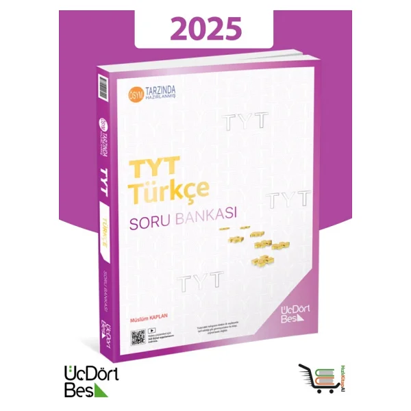 Üçdörtbeş Yayınları 2025 Tyt Türkçe Soru Bankası - Görsel 4