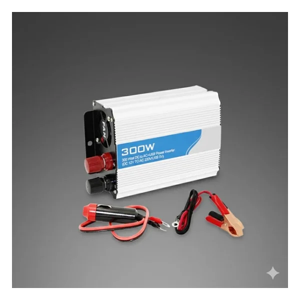 Space İnverter Dönüştürücü Usb'li 12220v 300 Watt/ Icca89 - Görsel 4