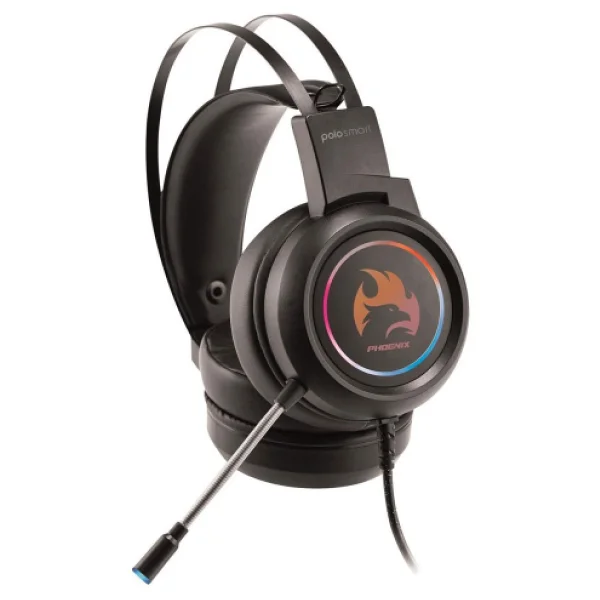 PoloSmart PGM05 Phoenix 7.1 Kablolu Mikrofonlu Kulak Üstü Oyuncu Kulaklığı - Görsel 3