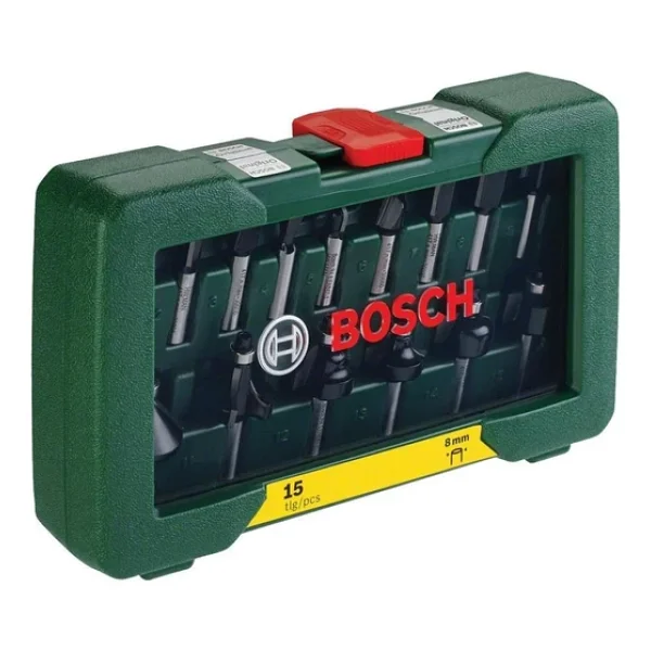 Bosch 2607017472 15 Parça 8 Mm Şaftlı Freze Ucu Seti - Görsel 4