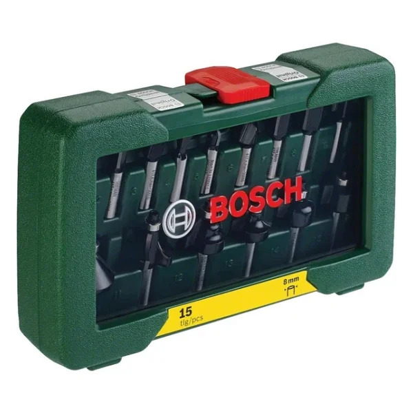 Bosch 2607017472 15 Parça 8 Mm Şaftlı Freze Ucu Seti - Görsel 5