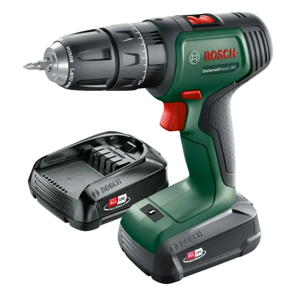 Bosch Universalimpact 18 V Çift Akülü 1.5 Ah Darbeli Matkap - Görsel 4