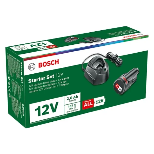 Bosch PBA 12 V 1.5 Ah Yedek Akü + GAL 1210 Şarj Cihazı - Görsel 6