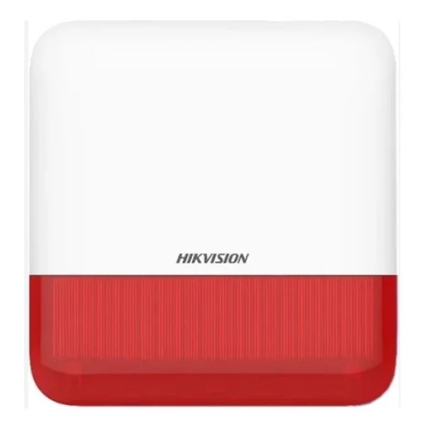 Hikvision Ds-Ps1-E-We Kırmızı Kablosuz Dış Ortam Siren - Görsel 6