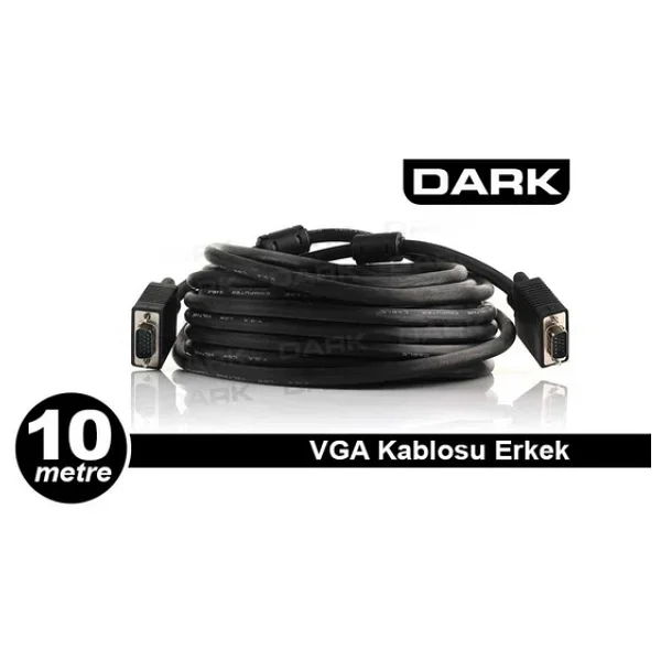 Dark Dk-Cb-Vgal1000 10 M Vga Kablo - Görsel 3