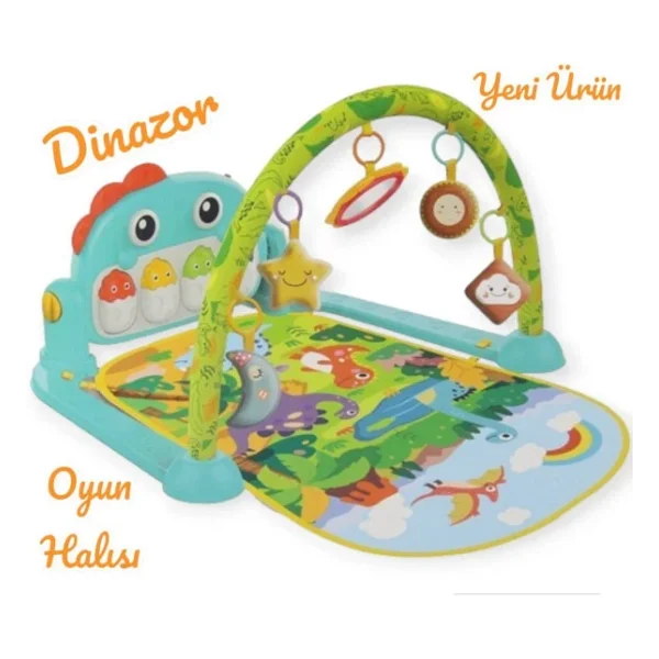 Babycim Piyanolu Dinozor Oyun Halısı He0643 - Görsel 3