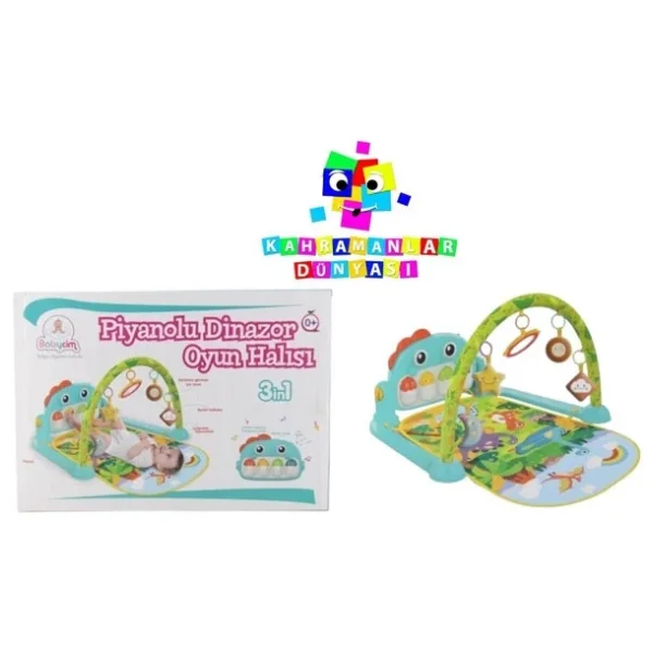 Babycim Piyanolu Dinozor Oyun Halısı He0643 - Görsel 4