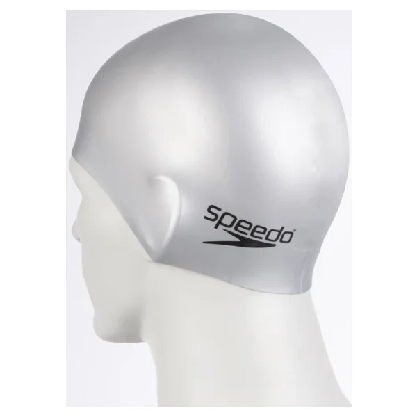 Speedo Plain Flat Silikon Yüzücü Bonesi - Görsel 2