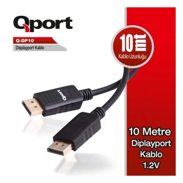 Qport Q-Dp10 10 M Displayport Kablo - Görsel 4