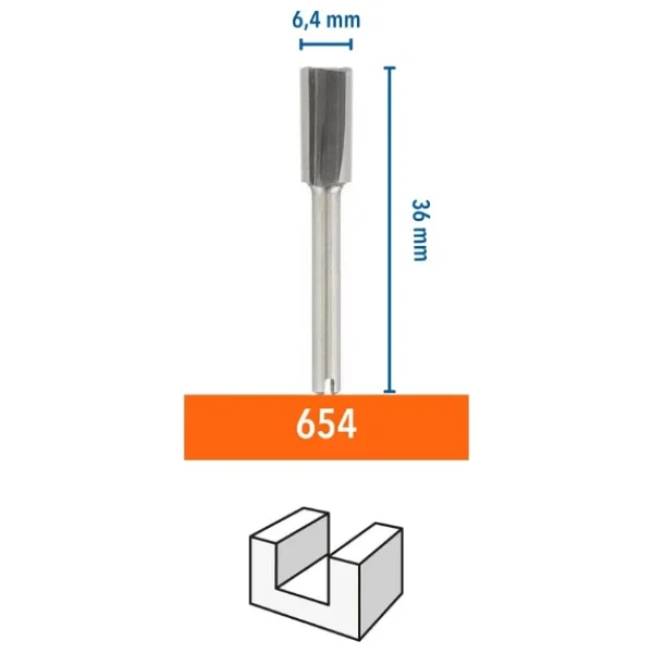 Dremel Freze Ucu (Hss) 3,2 Mm (650) - 2615065032 - Görsel 4