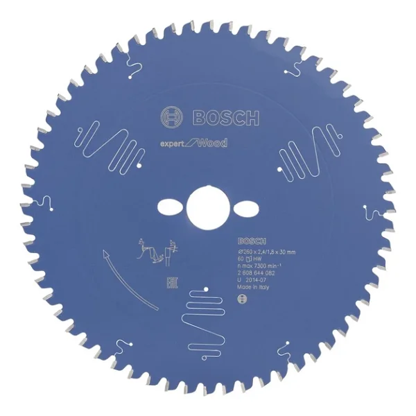 Bosch Dairesel Testere Bıçağı Expert İçin Ahşap, 260 X 30 X 2,4 Mm, Diş Sayısı 60, 1 Adet, 2608644082 - Görsel 4