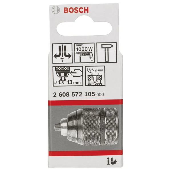 Bosch 1,5-13 Mm - 1/2"-20 Anahtarsız Mandren - Görsel 4