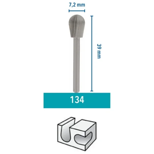 Dremel 134 Yüksek Devirli Kesici 7,2 Mm (2 Adet) - Görsel 9
