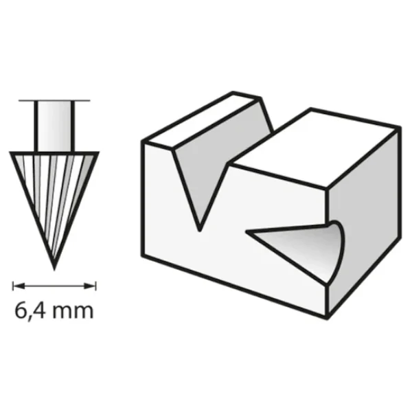 Dremel Yüksek Devirli Kesici 6,4 Mm (125) - Görsel 4