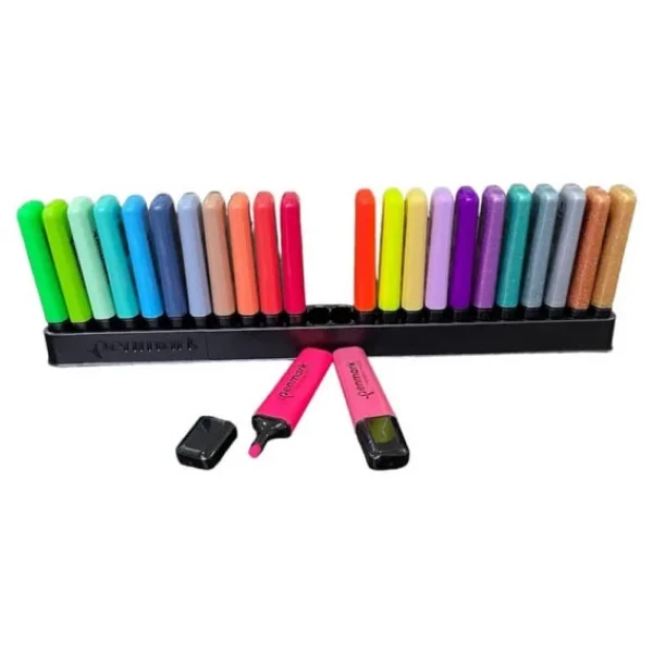 Penmark 6 Neon + 6 Pastel + 6 Tropik + 6 Simli 24'lü Fosforlu Kalem Seti - Görsel 5