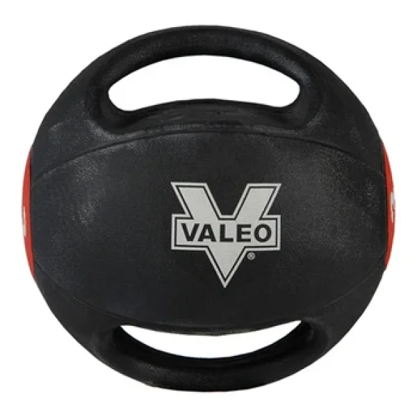 Valeo 3 Kg Kırmızı Çift Tutacaklı Sağlık Topu - Görsel 3