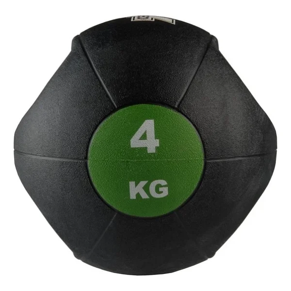 Valeo 4 Kg Yeşil Çift Tutacaklı Sağlık Topu - Görsel 4