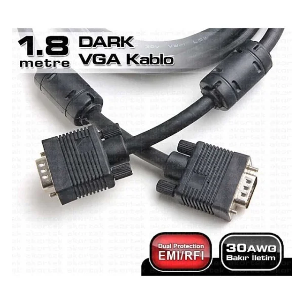 Dark Dk-Cb-Vgal180 1.8 M Vga Kablo - Görsel 5