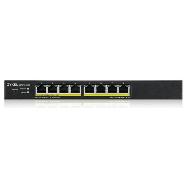 Zyxel Gs1915-8ep 8 Port 10/100/1000 Mbps Yönetilebilir Gigabit Poe Switch - Görsel 4