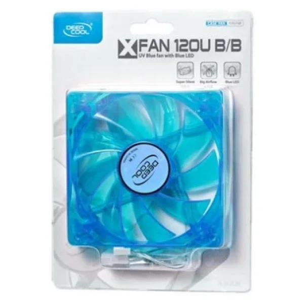 Deepcool Xfan120u-B/B Kırmızı Ledlı Kasa Fanı 120mm - Görsel 5