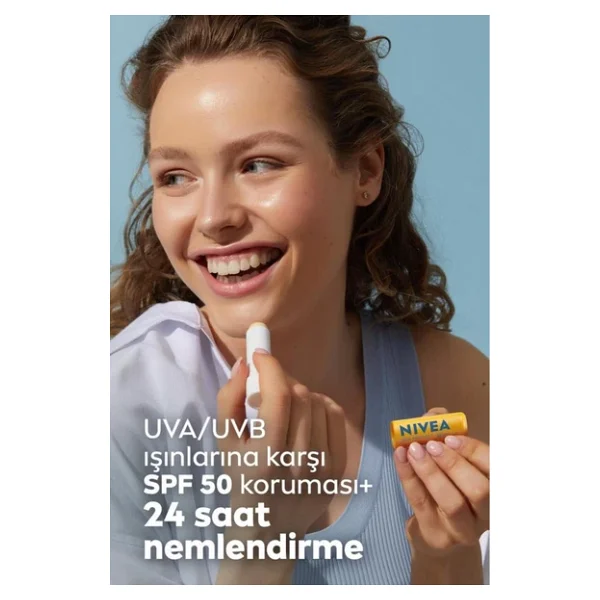 Nivea 50 Faktör 4.8 Gr Dudak Kremi - Görsel 7
